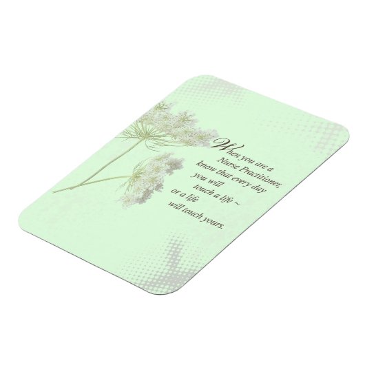 Verpleegkundige aanraking Levensbloem Magneet (Linkerzijde)