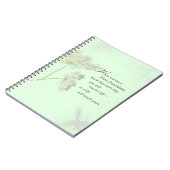 Verpleegkundige aanraking Levensbloem Notitieboek (Linkerzijde)