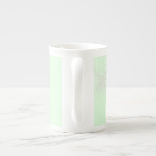 Verpleegkundige aanraking Levensbloem Porselein Kop (Achterkant)