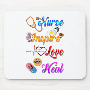 Verpleegkundige Accessoires Inspireren Liefde Gene Muismat
