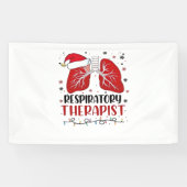 Verpleegkundige Ademhalingstherapeut Kerstmis, Lun Spandoek (Horizontaal)