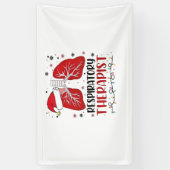 Verpleegkundige Ademhalingstherapeut Kerstmis, Lun Spandoek (Verticaal)