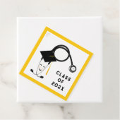 Verpleegkundige Afstudeerder Verpleegschool Bedankjes Labels (In situ)