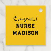 Verpleegkundige Afstudeerder Verpleegschool Bedankjes Labels (Achterkant)