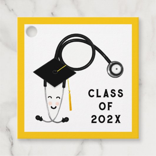 Verpleegkundige Afstudeerder Verpleegschool Bedankjes Labels (Voorkant)