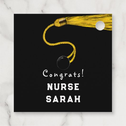 Verpleegkundige Afstudeerder Verpleegschool Bedankjes Labels (Achterkant)