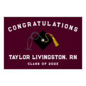 Verpleegkundige Afstudeerder Verpleegschool Perfect Poster (Voorkant)