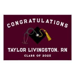 Verpleegkundige Afstudeerder Verpleegschool Perfect Poster