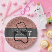 Verpleegkundige Afstudeerfeest Caduceus Roos Goude Papieren Bordje