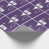 Verpleegkundige Afstuderen Cadeau Cadeaupapier (Hoek)