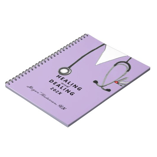 Verpleegkundige Afstuderen Cadeau Notitieboek (Linkerzijde)