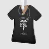 Verpleegkundige Afstuderen Medische Uniforme Aange Ornament (voorkant)