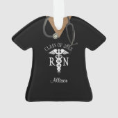 Verpleegkundige Afstuderen Medische Uniforme Aange Ornament (achterkant)