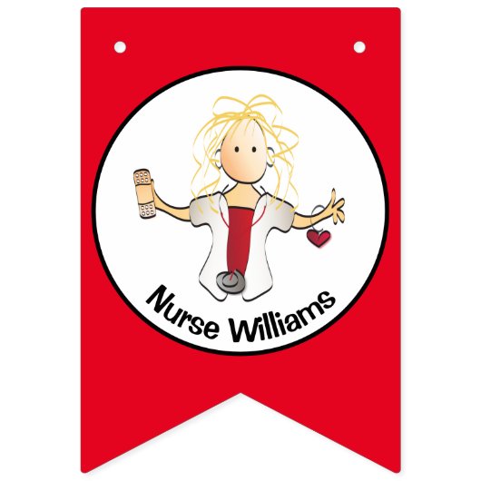 Verpleegkundige Afstuderen RN LPA CNA-banner voor  Vlaggetjes (Eerste vlag)