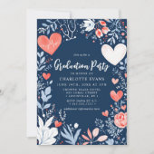 Verpleegkundige Afstuderen Stethoscoop Harten Foto Kaart (Voorkant)