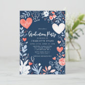 Verpleegkundige Afstuderen Stethoscoop Harten Foto Kaart (Staand voorkant)