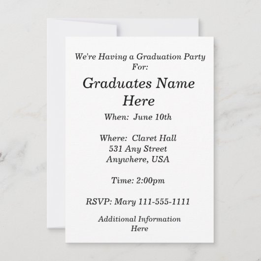 Verpleegkundige Afstuderen-uitnodigingenBlauwe Scr Kaart (Achterkant)