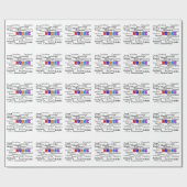 Verpleegkundige Afstuderen Wrapping Sterke woorden Cadeaupapier (Vlak)