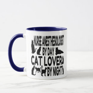 Verpleegkundige anesthesioloog Cat Lover Mok