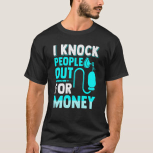Verpleegkundige anesthesist Anesthesiologie T-shirt