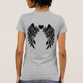 Verpleegkundige anesthesist Caduceus Wings Aanpass T-shirt (Achterkant)