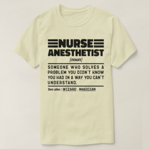 Verpleegkundige Anesthesist Zelfstandig naamwoord  T-shirt