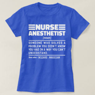 Verpleegkundige Anesthesist Zelfstandig naamwoord  T-shirt