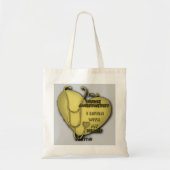 Verpleegkundige anesthesiste van de gele hartverpl tote bag (Voorkant)
