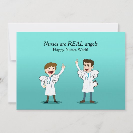 Verpleegkundige Angels Weekkaart Kaart (Voorkant)
