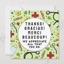 Verpleegkundige appreciatie Bedankt