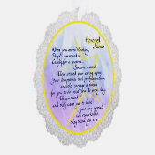 Verpleegkundige appreciatie ornament kaart (Rechts)