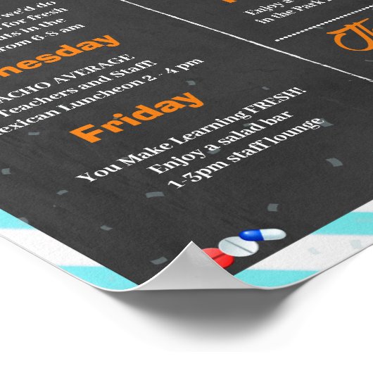 Verpleegkundige Appreciation week sjabloon Poster (Hoek)