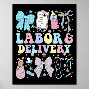 Verpleegkundige Arbeid En Bevalling Coquette Landd Poster