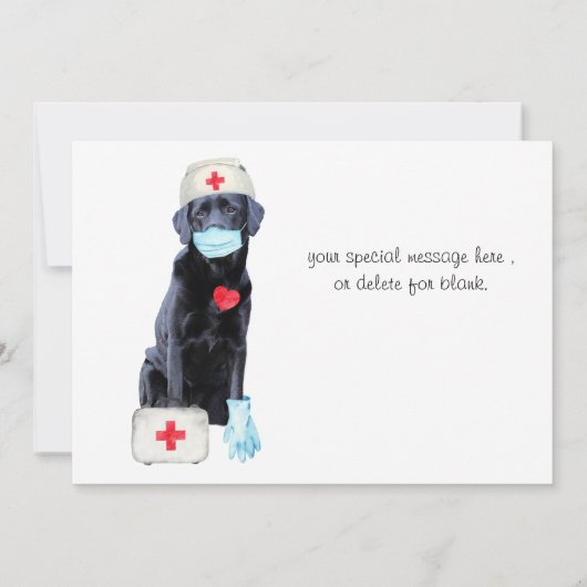 verpleegkundige arts bedankkaart (Achterkant)