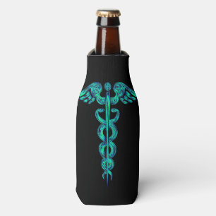 Verpleegkundige arts Caduceus Medical Turquoise Zw Flesjeskoeler