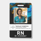 Verpleegkundige Arts Healthcare Aide Medical Stude Badge (Front)