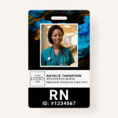 Verpleegkundige Arts Healthcare Aide Medical Stude Badge (Voorkant)