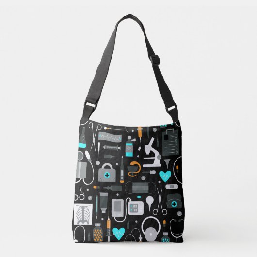 Verpleegkundige arts Medische Gift Crossbody Tas (Voorkant)