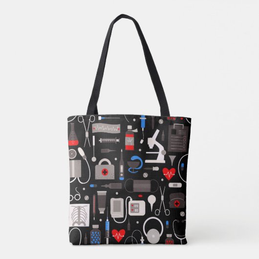 Verpleegkundige arts Medische Gift Tote Bag (Achterkant)