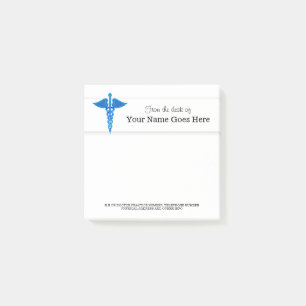 Verpleegkundige arts medische vertegenwoordiger na post-it® notes