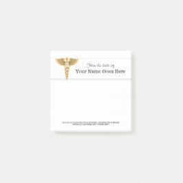 Verpleegkundige arts medische vertegenwoordiger na post-it® notes