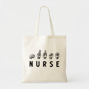 Verpleegkundige ASL-handgebarentaal Verpleegkundig Tote Bag