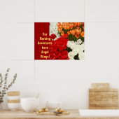 Verpleegkundige assistenten hebben engelenvleugels poster (Keuken)