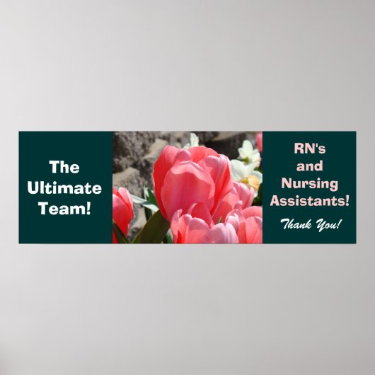 Verpleegkundige assistenten RN Ultimate Team Bedan Poster (Voorkant)