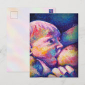 Verpleegkundige Baby Briefkaart (Voorkant / Achterkant)