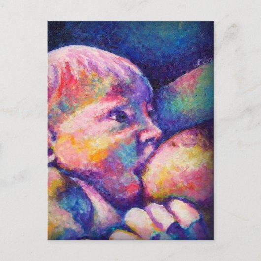 Verpleegkundige Baby Briefkaart (Voorkant)