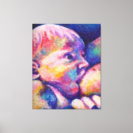 Verpleegkundige Baby Canvas Afdruk (Voorkant)