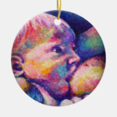 Verpleegkundige Baby Keramisch Ornament (Voorkant)