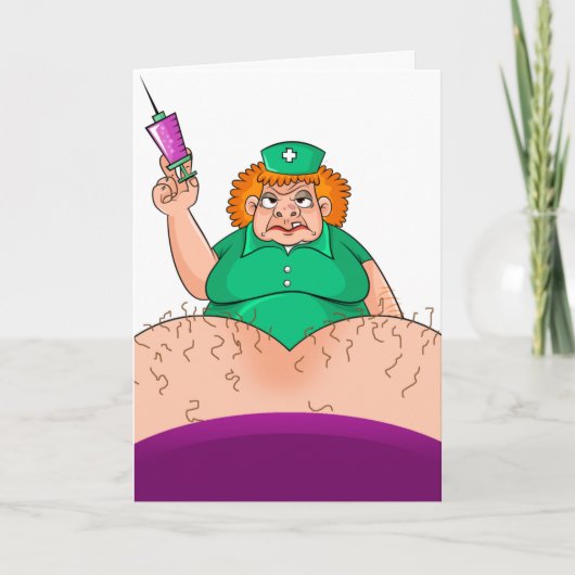 Verpleegkundige Bedankt Humor Funny Neurses Bedank Kaart (Voorkant)