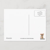 Verpleegkundige Beer Dank u briefkaart (Achterkant)